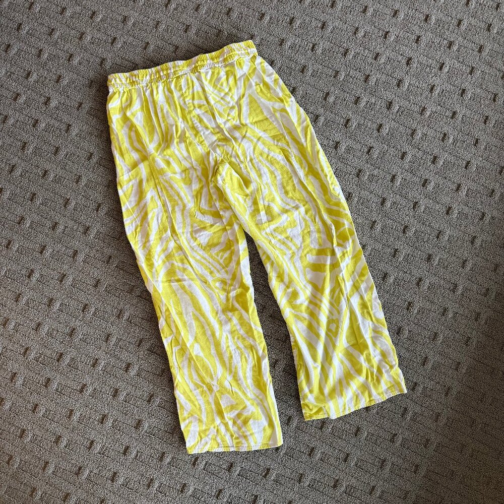 *2 for $5* GUC Anthro PJ pants in Citron Zebra - Picture 3 of 6